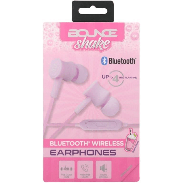 Bounce Shake Series Bluetooth Earphones Grape BO-1101-GR