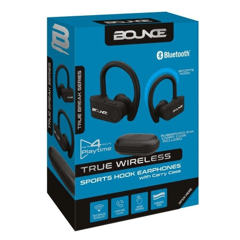 Bounce True Break Sports Hook TWS Earphones BO-1118-BK