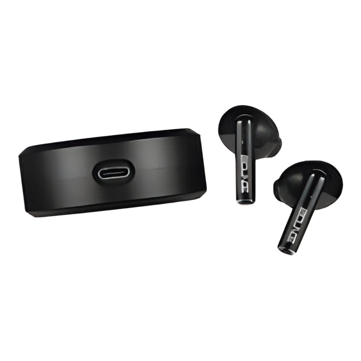 Bounce Proton Series True Wireless Earphones with Charging Case Black BO-1125-BK-CF