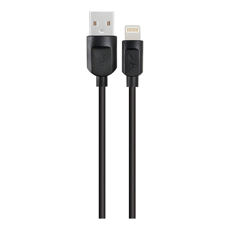 Bounce 1.2m Cord Series USB-A to Lightning Cable Black BO-20005-BK(V1)