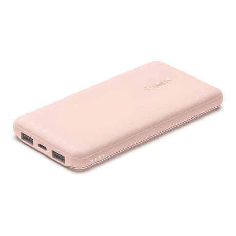 Belkin BoostCharge USB-C 15W 10,000mAh Power Bank - Rose Gold BPB011BTRG