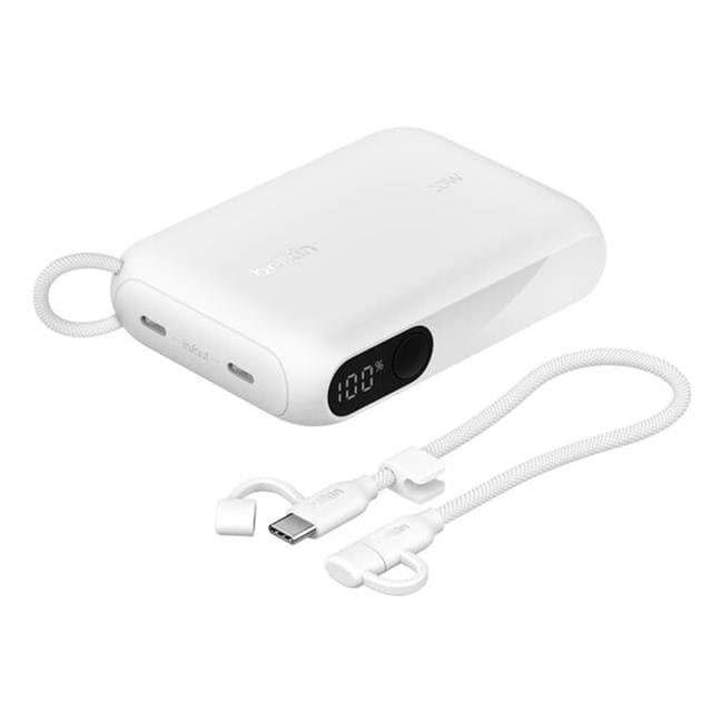 Belkin Boostcharge 10000mAh Powerbank White BPB027HQWH