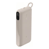 Belkin BoostCharge 20,000mAh 20W Slim USB-C Power Bank with Display - Sand BPB028HQSD