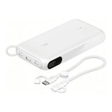 Belkin BoostCharge 20,000mAh 20W Slim USB-C Power Bank with Display - White BPB028HQWH