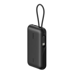 Belkin UltraCharge 10000mAh 45W Power Bank with Integrated USB-C Cable and Digital Display Black BPB029HQBK