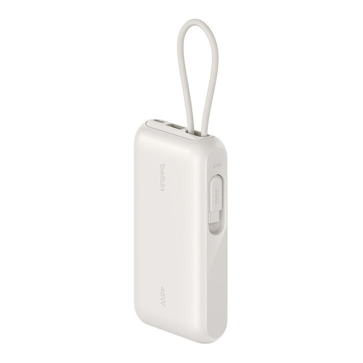 Belkin UltraCharge 10000mAh 45W Power Bank with Integrated USB-C Cable and Digital Display Sand BPB029HQSA