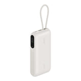 Belkin UltraCharge 10000mAh 45W Power Bank with Integrated USB-C Cable and Digital Display Sand BPB029HQSA