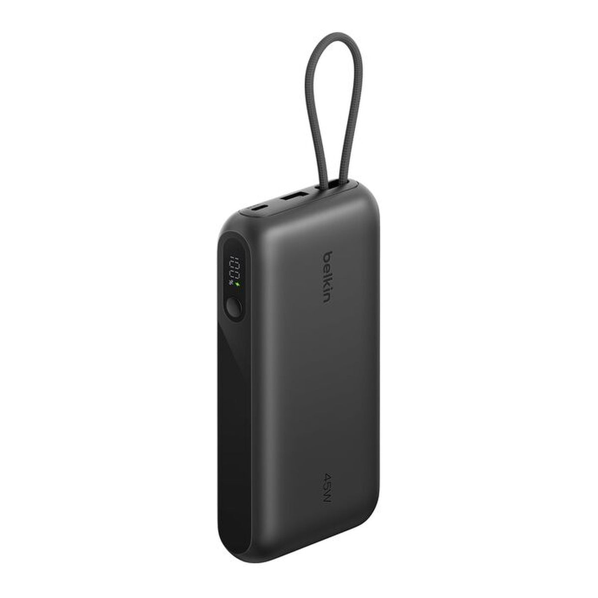 Belkin UltraCharge 20000mAh 45W Power Bank with Integrated USB-C Cable and Digital Display Black BPB030HQBK