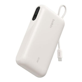 Belkin UltraCharge 20000mAh 45W Power Bank with Integrated USB-C Cable and Digital Display Sand BPB030HQSA