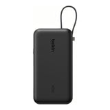 Belkin UltraCharge 10,000mAh 45W Power Bank with Integrated Cable and Display - Black BPB035HQBK