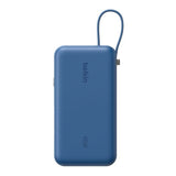 Belkin UltraCharge 10000mAh 45W Power Bank with Integrated USB-C Cable and Digital Display Blue BPB035HQBL