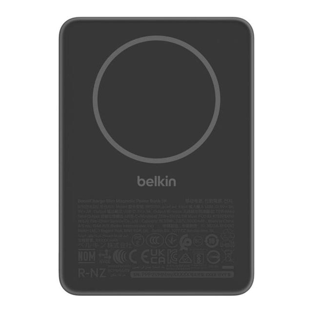 Belkin BoostCharge 5000mAh Slim Magnetic Powerbank Black BPD010HQBK