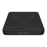 Belkin BoostCharge Qi2 5000mAh 15W Slim Magnetic Power Bank with Kickstand - Black BPD011HQBK
