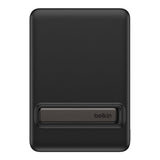 Belkin BoostCharge Qi2 5000mAh 15W Slim Magnetic Power Bank with Kickstand - Black BPD011HQBK