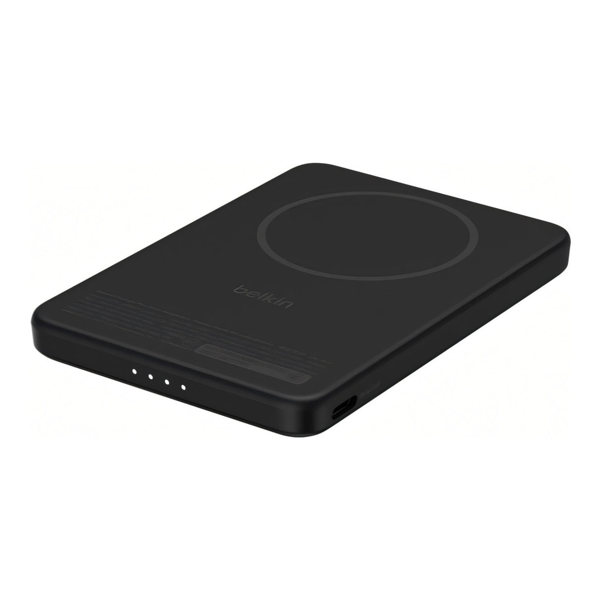 Belkin BoostCharge Qi2 5000mAh 15W Slim Magnetic Power Bank with Kickstand - Black BPD011HQBK