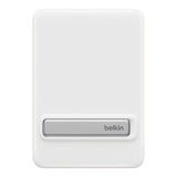 Belkin BoostCharge Qi2 5000mAh 15W Slim Magnetic Power Bank with Kickstand - White BPD011HQWH