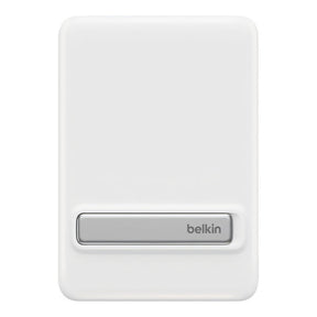 Belkin BoostCharge Qi2 5000mAh 15W Slim Magnetic Power Bank with Kickstand - White BPD011HQWH