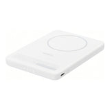 Belkin BoostCharge Qi2 5000mAh 15W Slim Magnetic Power Bank with Kickstand - White BPD011HQWH