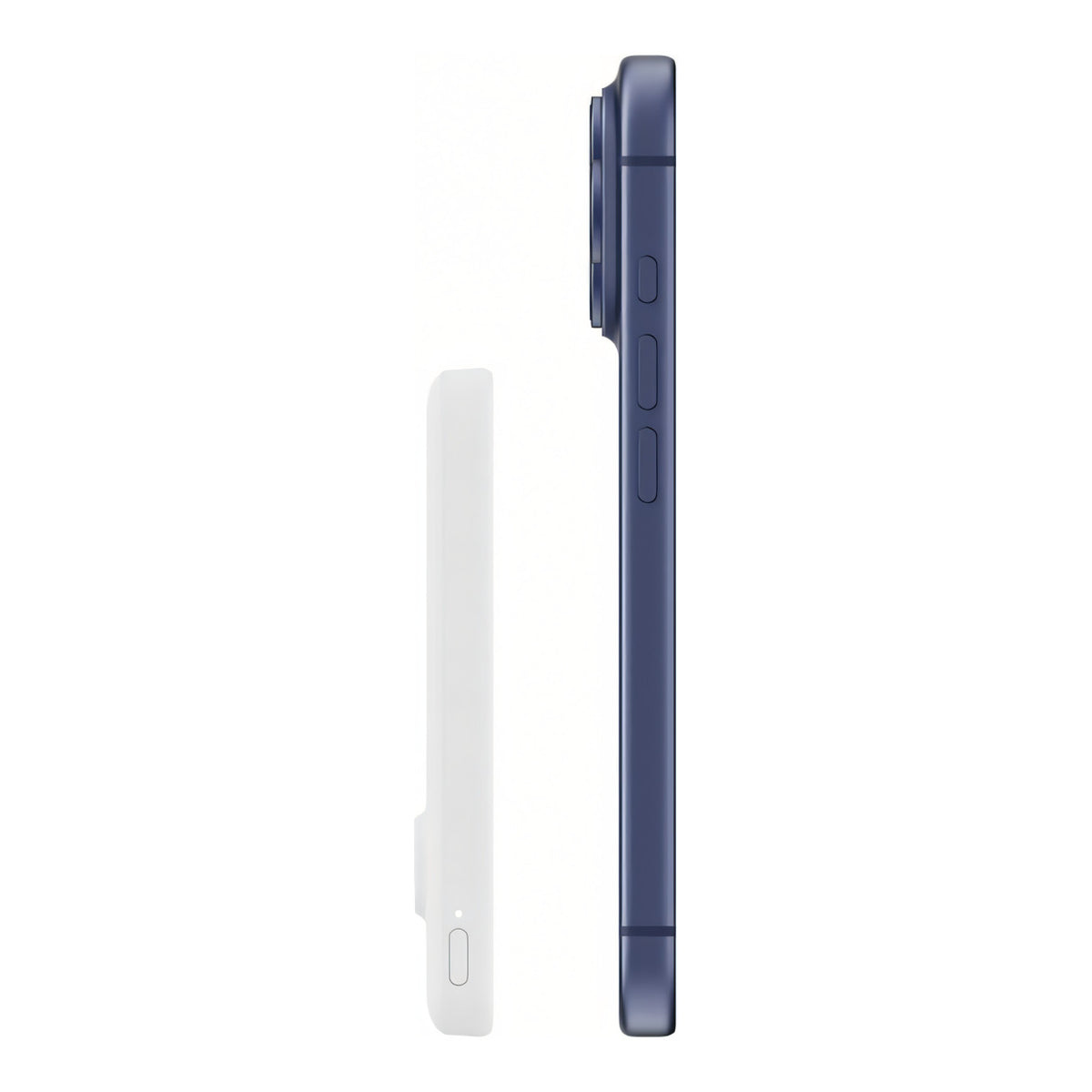 Belkin BoostCharge Qi2 5000mAh 15W Slim Magnetic Power Bank with Kickstand - White BPD011HQWH