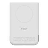 Belkin UltraCharge Pro 10000mAh Qi2 25W Magnetic Power Bank with Kickstand and Digital Display White BPD014HQWH