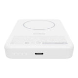 Belkin BoostCharge Slim Magnetic 10000mAh Qi2 15W Power Bank with Kickstand White BPD016HQWH