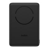 Belkin BoostCharge Slim Magnetic 10000mAh Qi2 15W Power Bank with Magnetic Accessory Ring Black BPD018HQBK