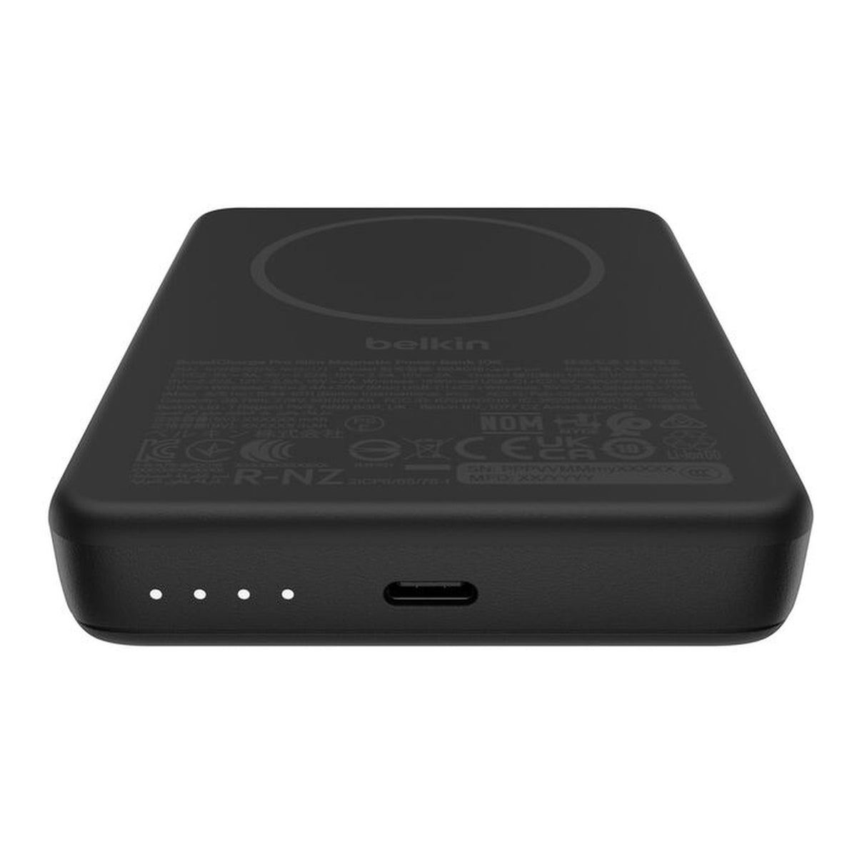 Belkin BoostCharge Slim Magnetic 10000mAh Qi2 15W Power Bank with Magnetic Accessory Ring Black BPD018HQBK