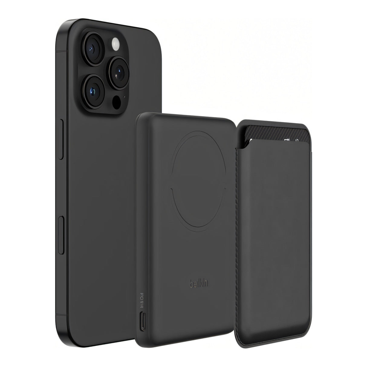 Belkin BoostCharge 5000mAh Slim Magnetic Power Bank - Black BPD020HQBK
