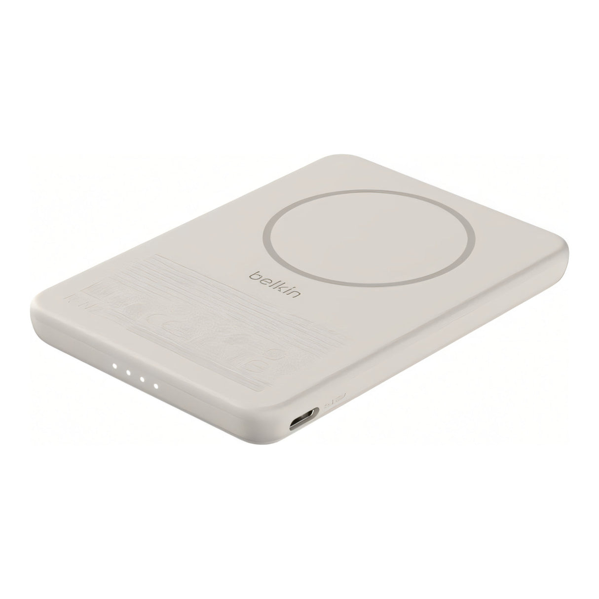 Belkin BoostCharge 5000mAh Slim Magnetic Power Bank - Sand BPD020HQSA