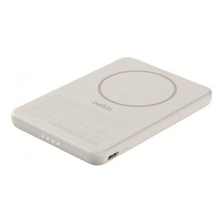 Belkin BoostCharge 5000mAh Slim Magnetic Power Bank - Sand BPD020HQSA
