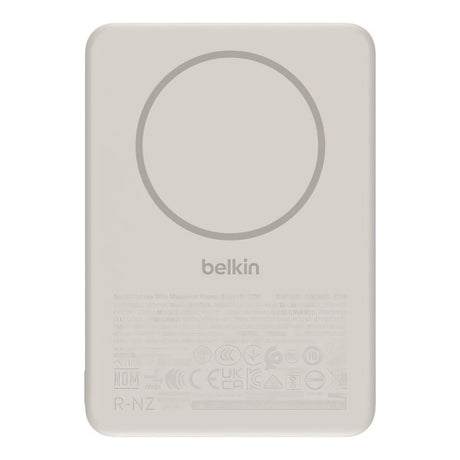 Belkin BoostCharge 5000mAh Slim Magnetic Power Bank - Sand BPD020HQSA