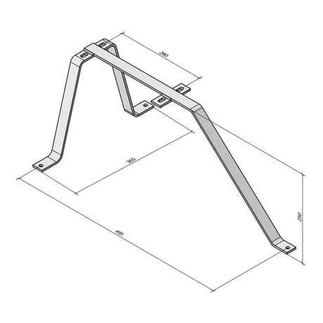 Scoop 25cm Tripod Bracket Wall Mount BRA-TM