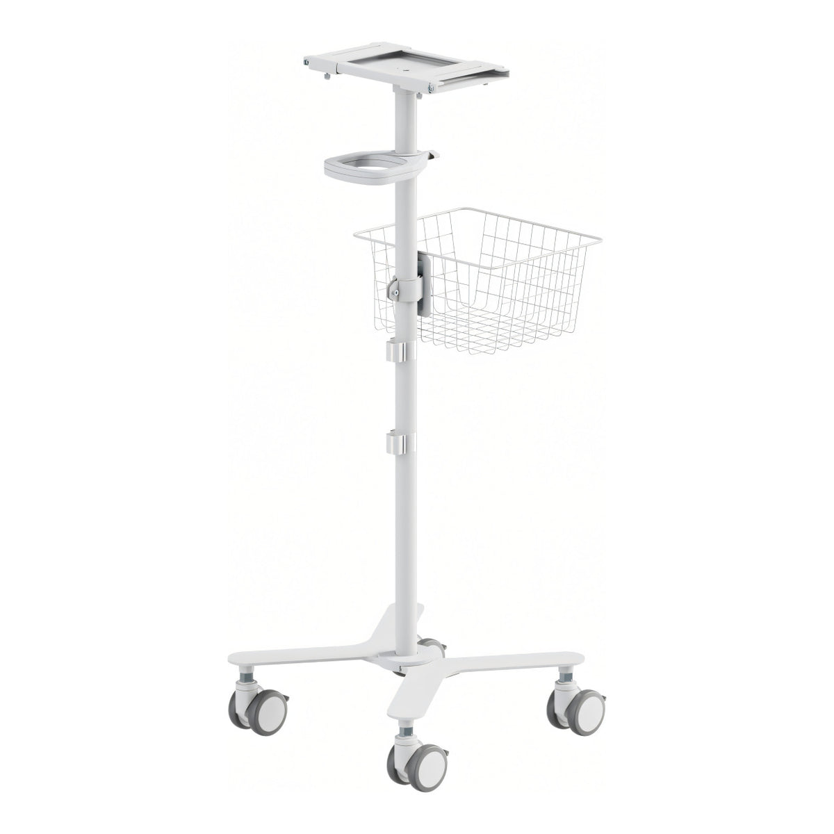 LinkQnet MED07-1 Patient Adjustable Platform Monitor Cart BRK-MED07-1