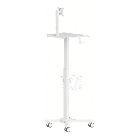 LinkQnet MED13-2 17-32-inch Monitor Mount Pneumatic Height-Adjustable Medical Cart BRK-MED13-2