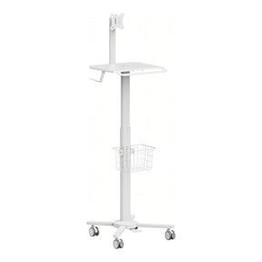 LinkQnet MED13-2 17-32-inch Monitor Mount Pneumatic Height-Adjustable Medical Cart BRK-MED13-2