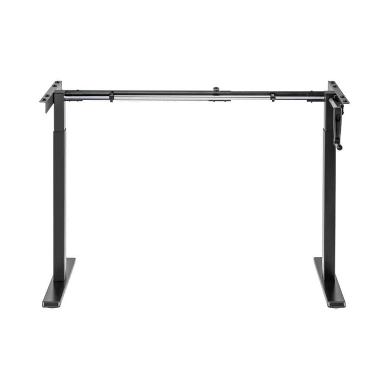 LinkQnet Manually Adjustable Sit-Stand Desk Frame BRK-N08-22D-B