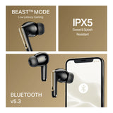 boAt Airdopes 141 Elite ANC Wireless Earbuds - Black BT-TWA-AIR141E-BK