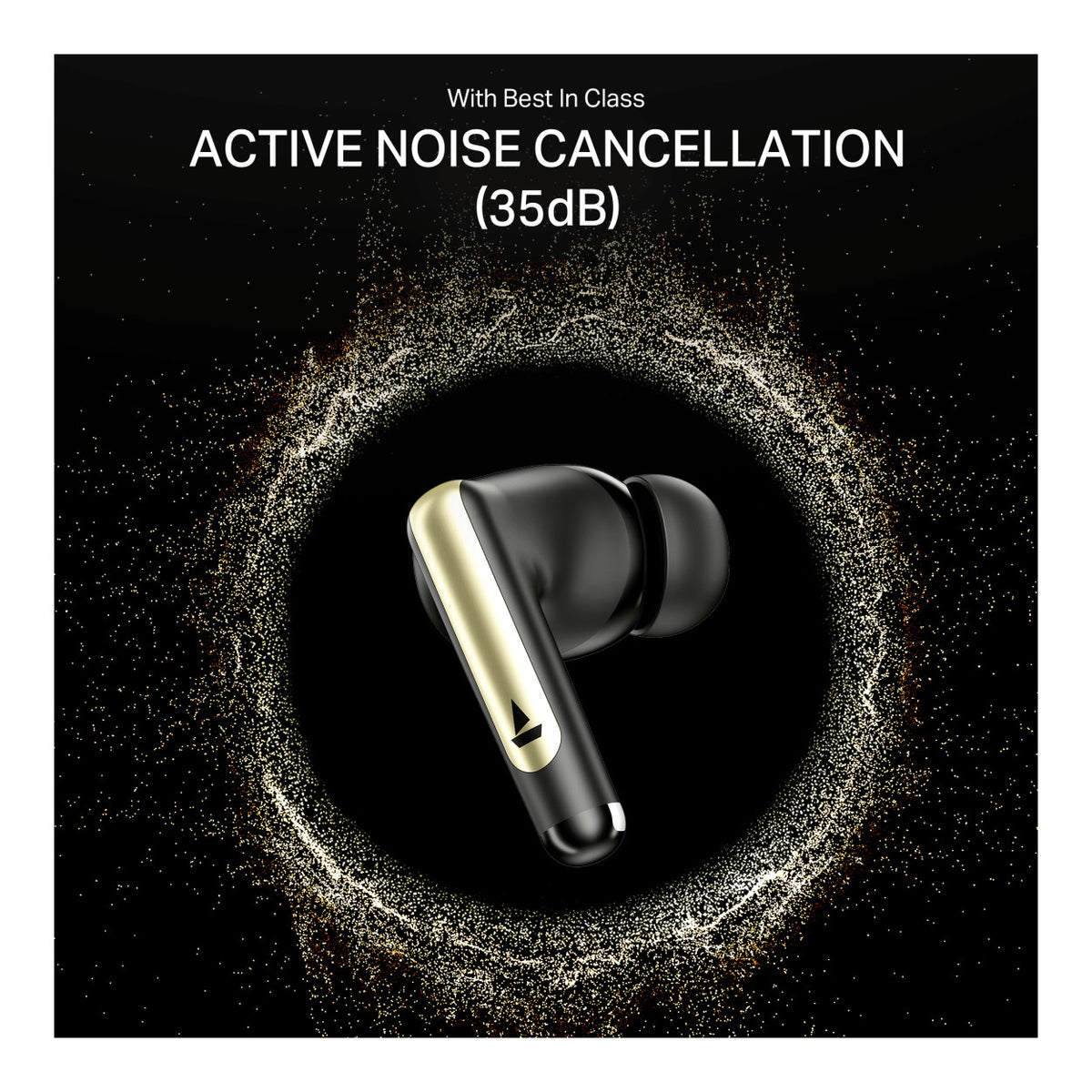 boAt Airdopes 141 Elite ANC Wireless Earbuds - Black BT-TWA-AIR141E-BK