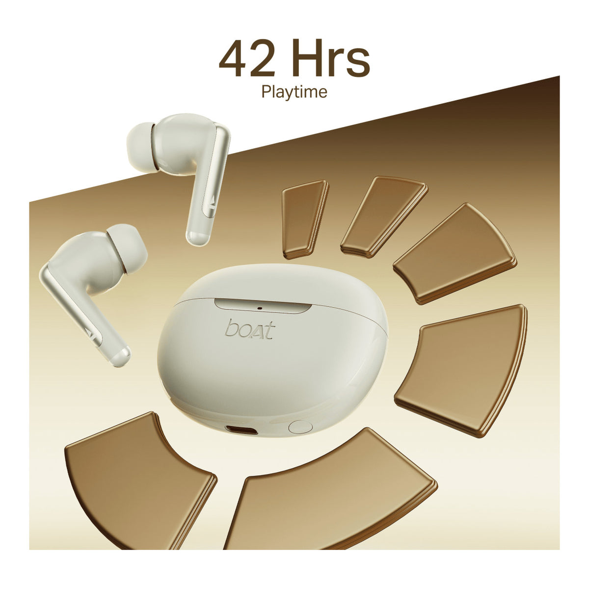 boAt Airdopes 141 Elite ANC Wireless Earbuds - White BT-TWA-AIR141E-WH