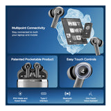 boAt Nirvana Ion ANC Wireless Earbuds - Crystal Black BT-TWA-NIRION-CB