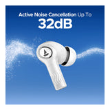 boAt Nirvana Ion ANC Wireless Earbuds - Quartz White BT-TWA-NIRION-QW