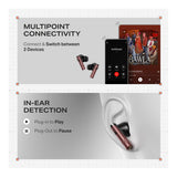 boAt Nirvana Zenith Pro Wireless Earbuds - Crimson Red BT-TWA-NIRZP-CR