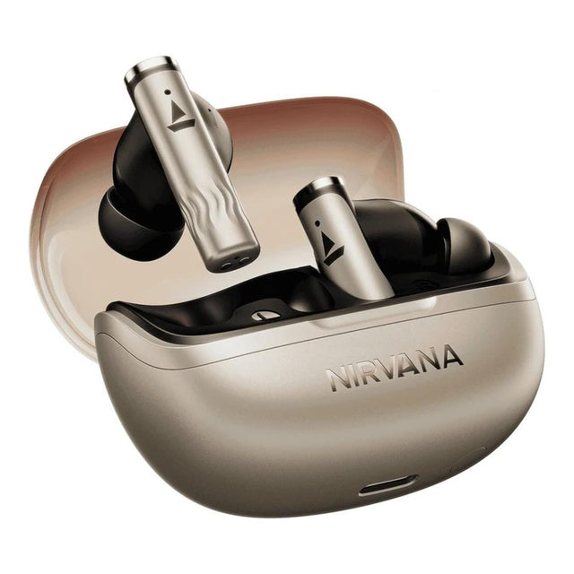 boAt Nirvana Zenith Pro Wireless Earbuds - Platinum Gold BT-TWA-NIRZP-PG