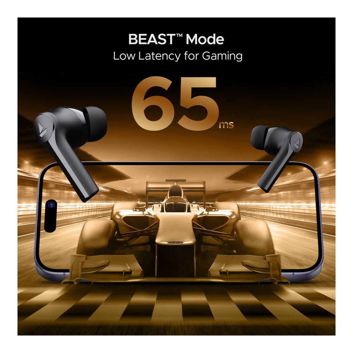 boAt Airdopes Supreme Wireless Earbuds - Classic Black BT-TWS-AIRSUP-BK
