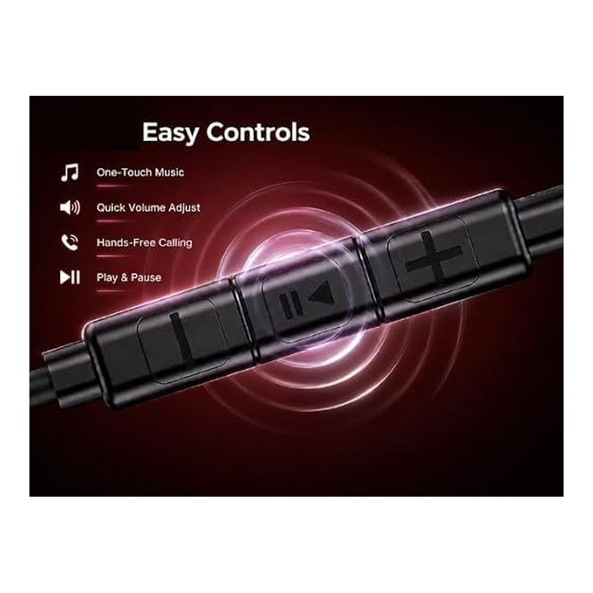 boAt Bassheads 90C Wired Earphones Black BT-WE-BASS90C-BK