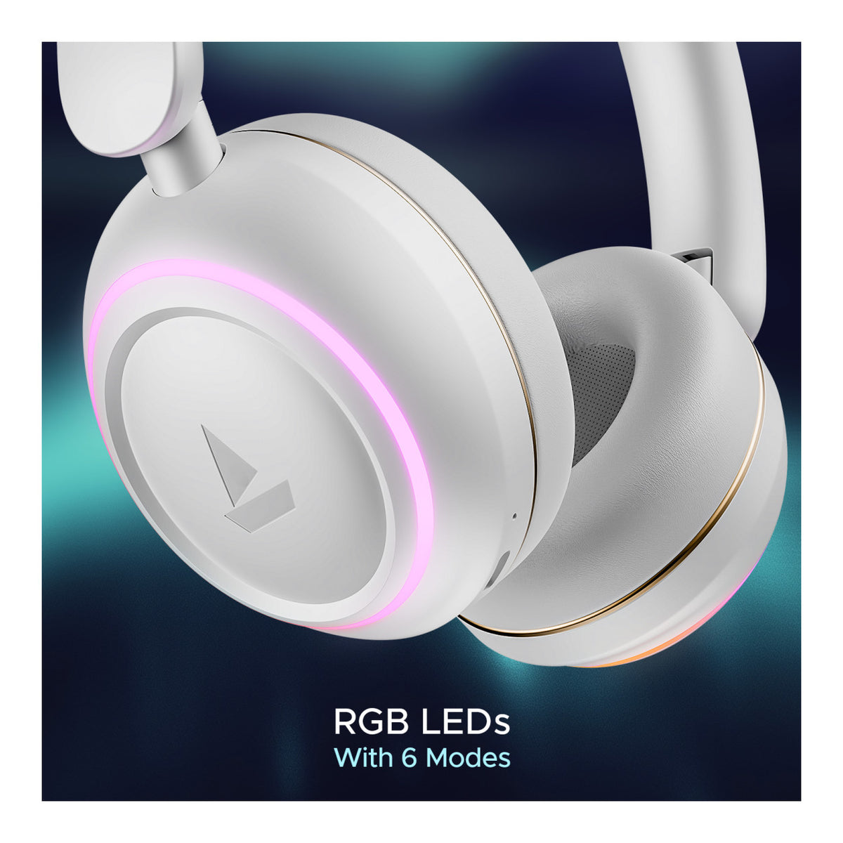boAt Rockerz 480 Wireless Headphones - White Sabre BT-WH-ROC480-WS