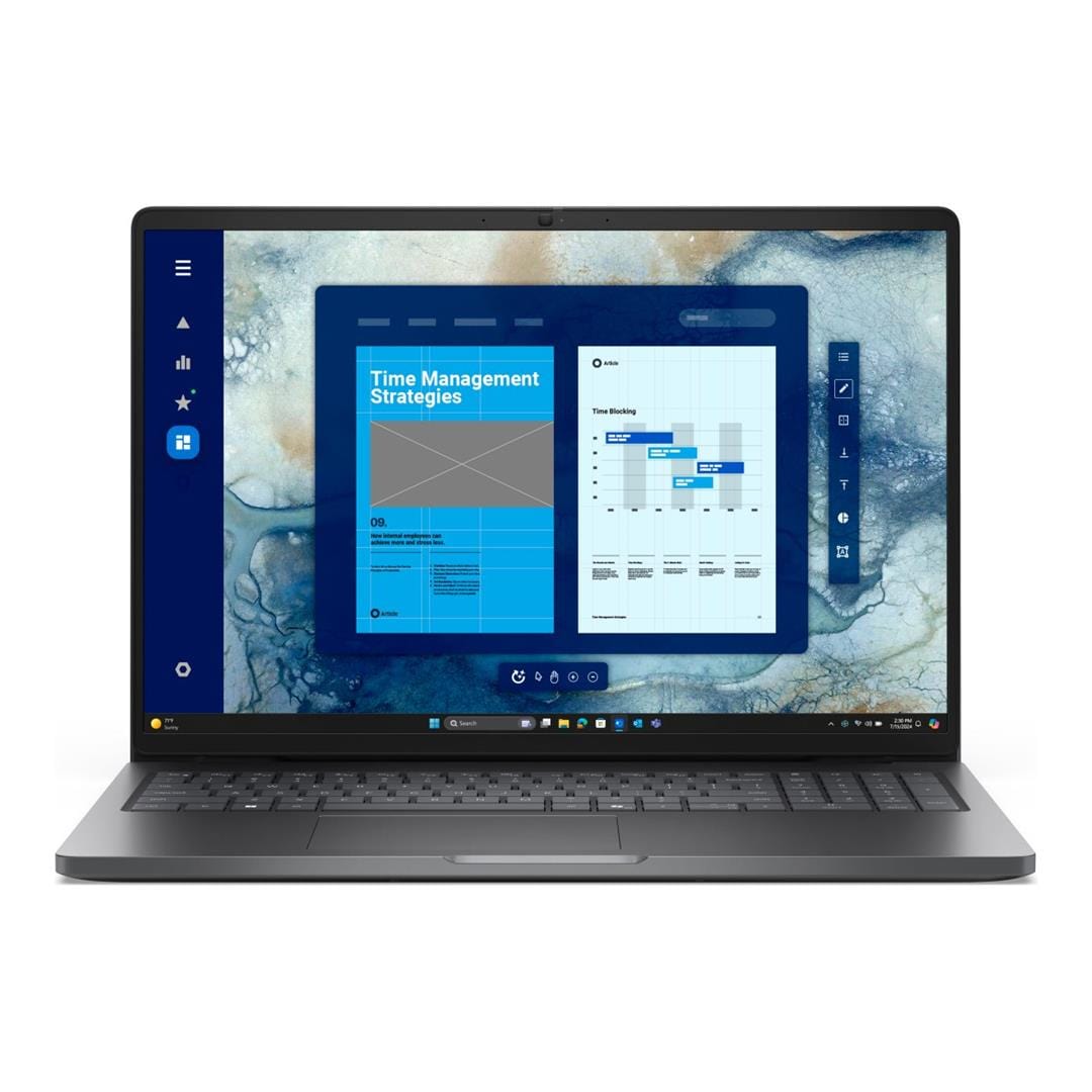 Dell Pro 16 16-inch FHD+ Laptop - Intel Core 5 120U 512GB SSD 8GB RAM Win 11 Pro