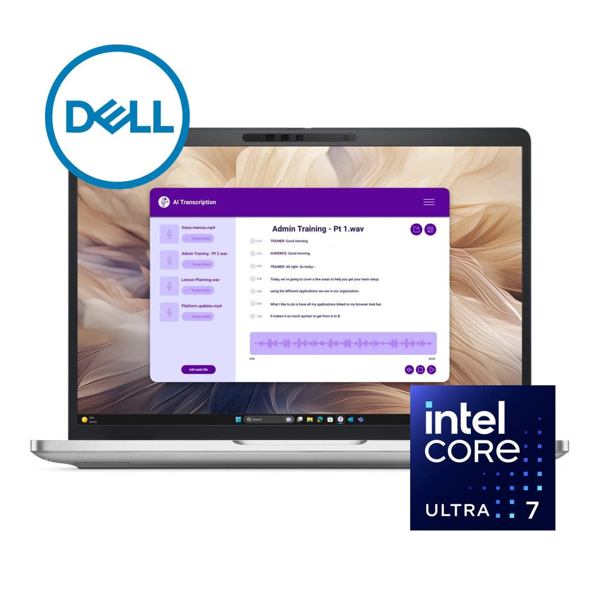 Dell Pro 13 Plus 13.3-inch FHD+ AI Laptop - Intel Core Ultra 7 265U 512GB SSD 16GB RAM 4G Win 11 Pro