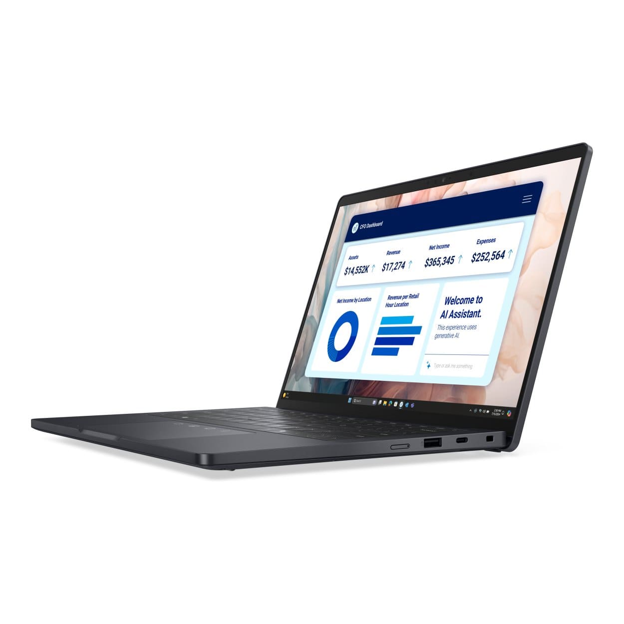 Dell Pro 13 Premium 13.3-inch FHD+ AI Laptop - Intel Core Ultra 7