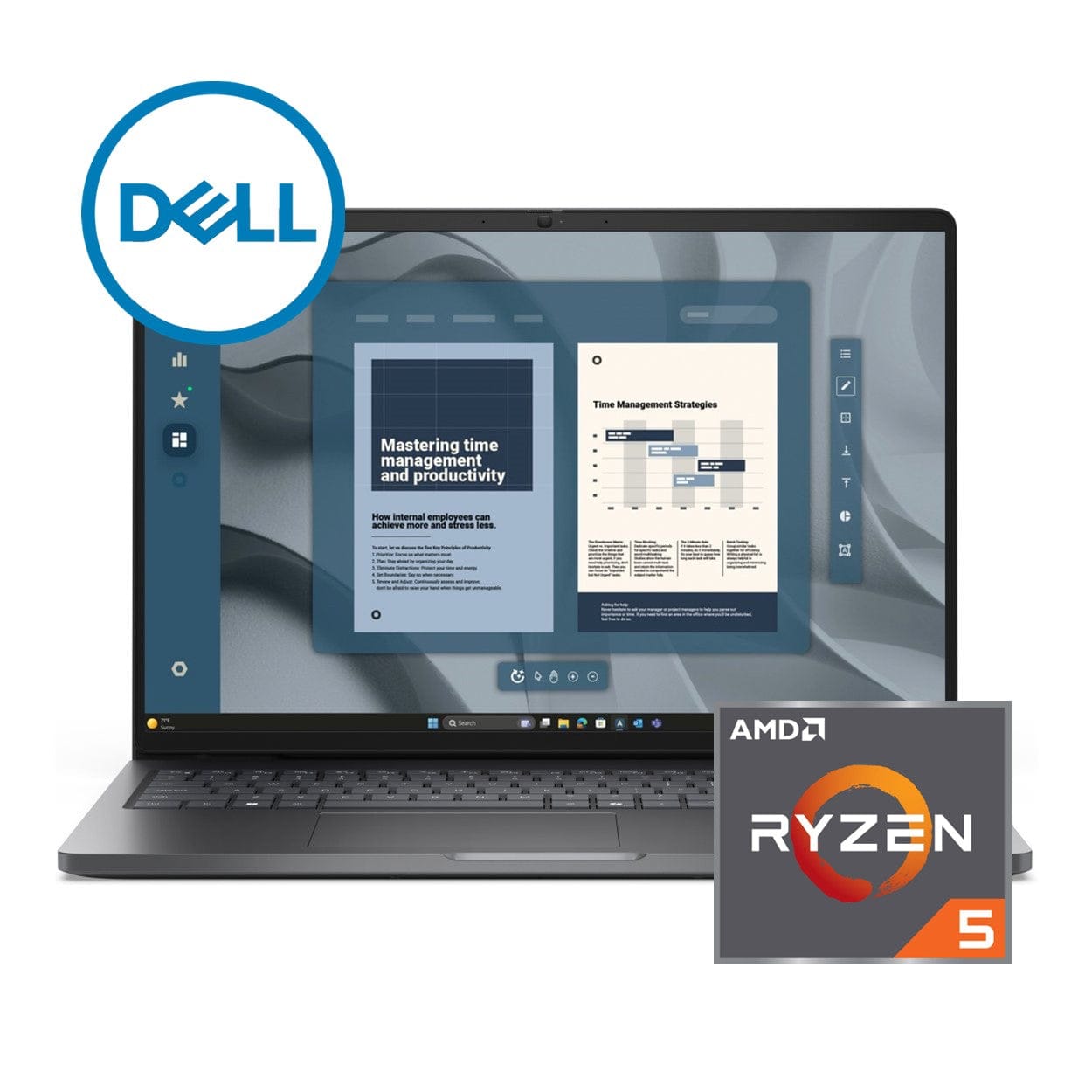 Dell Pro 16 16-inch FHD+ Laptop - AMD Ryzen 5 220 512GB SSD 8GB